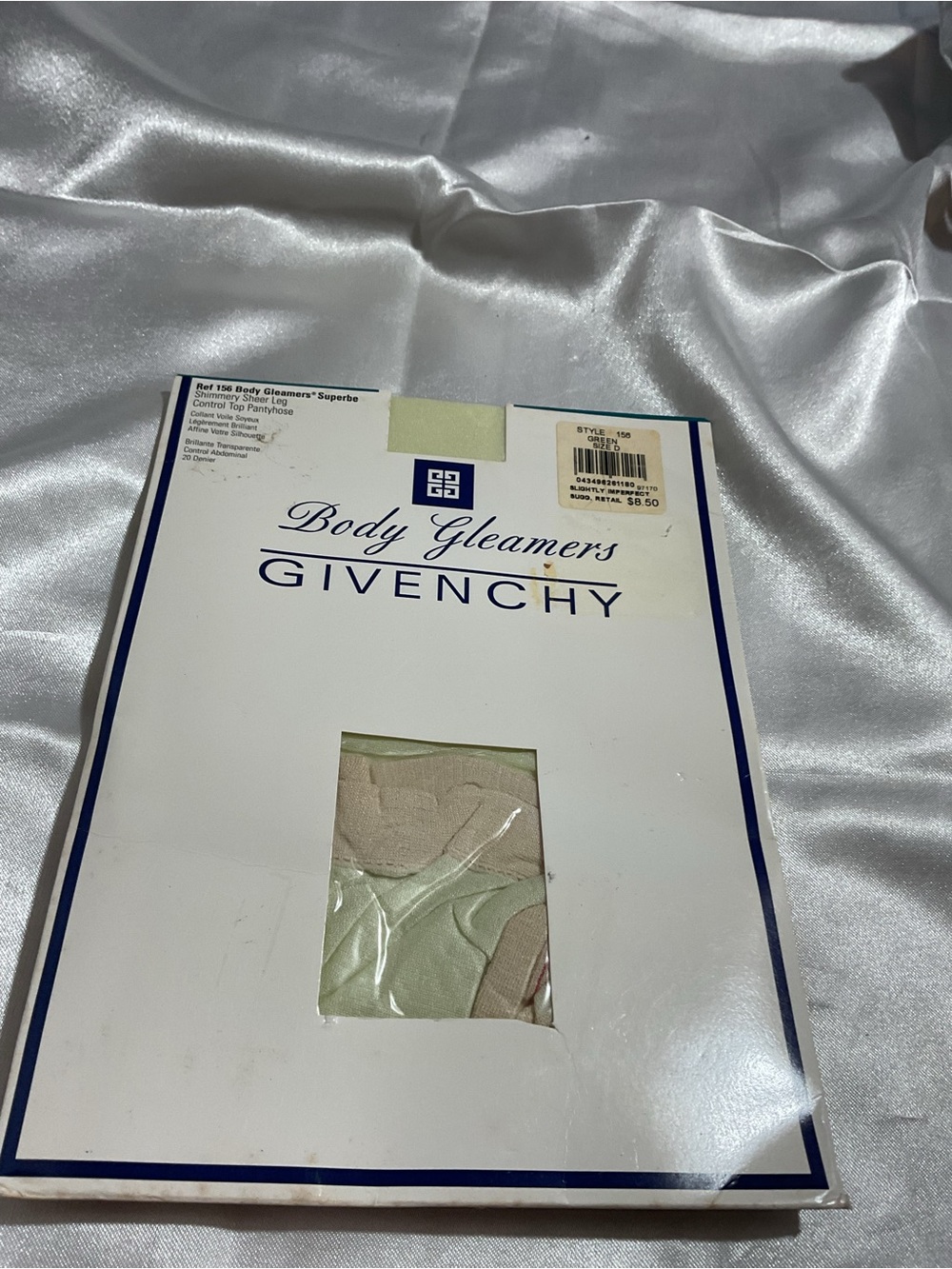 Givenchy Body Gleamers Panties in Pale Green & Beige